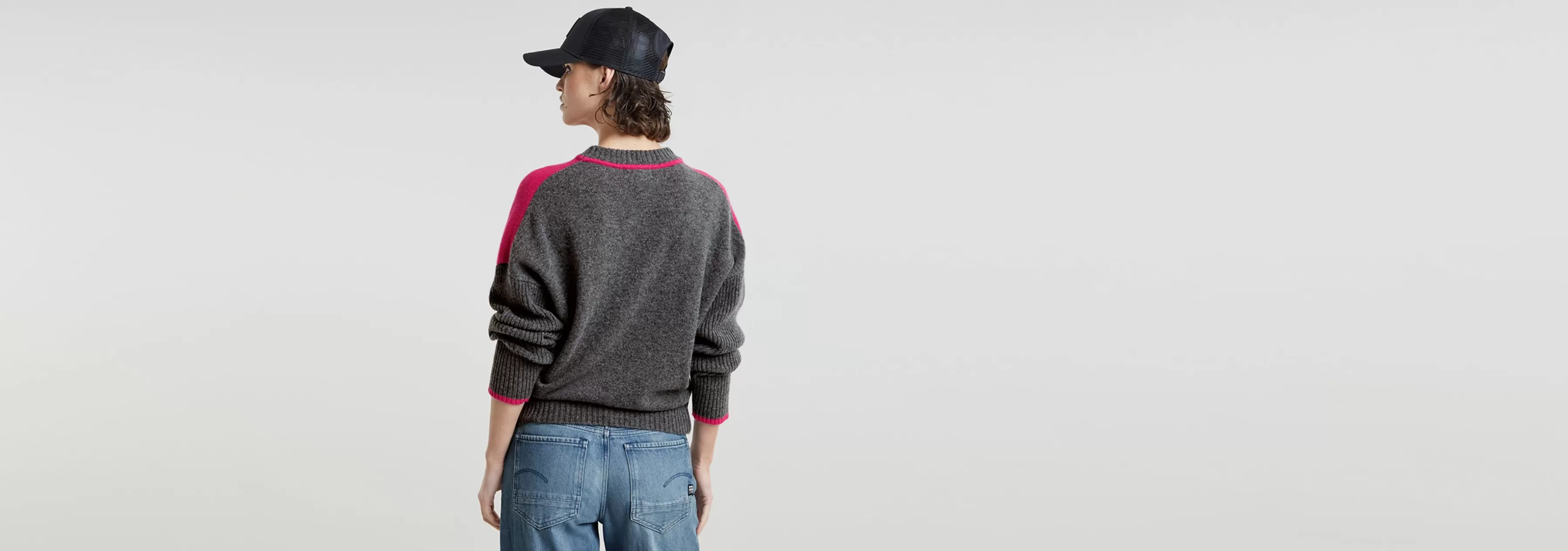 Multi Color Loose Knitted Pullover-G-Star Fashion